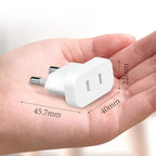 1 Pcs 4.8mm Power Plug Adapter US To EU Euro Europe Plug Power Plug