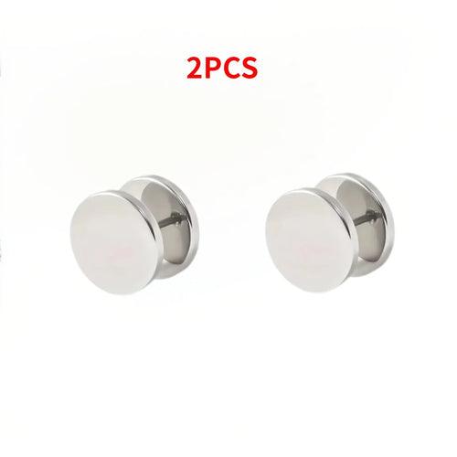 2/4pcs Seamless Spiral Buckle Clip Cuff Fastener for Fashion Buttons