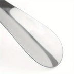 1pc stainless steel metal shoehorn, portable shoehorn, shoe wearing