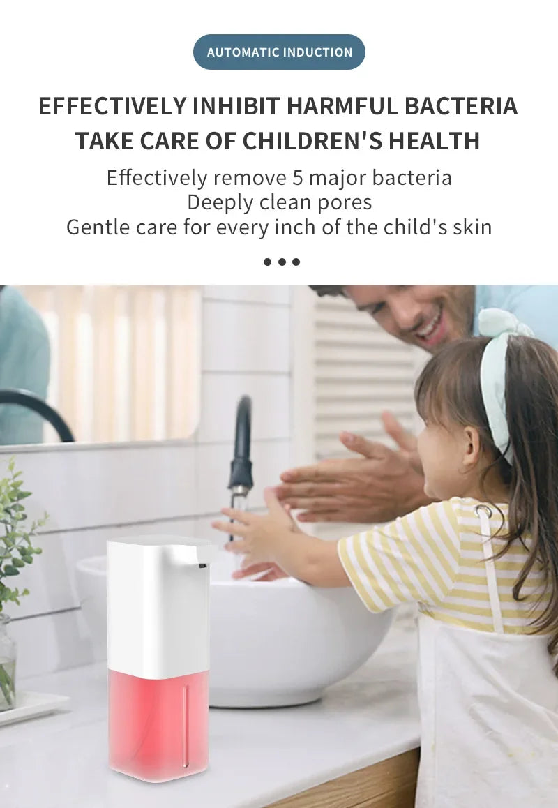 Automatic Soap Dispenser Infrared Sensor Hand Sanitizer USB