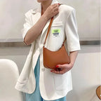 Fashion Portable Handbag Retro Hong Kong Style Portable One-shoulder