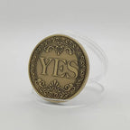 Bronze Yes or No Commemorative Coin Souvenir Non-currency Coins Game