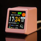 Super Cool Mini WiFi Desktop Weather Digital Clock Station with IPS