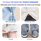4/10PCS Invisible Leg Shortening Clip, Non-Slip Pants Edge Clip, Quick