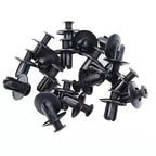5/100pcs 8mm Plastic Rivets Fasteners Screw Car Bumper Fender Black
