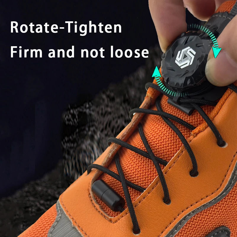 Fashion Swivel Buckle Laces Automatic Shoelace Without ties Kids Adult