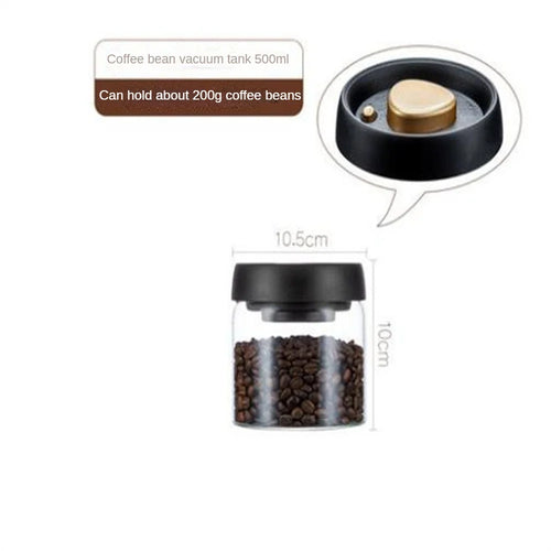 1pack Coffee Bean Storage Container Airtight Lid Sealed with