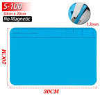 500℃ Heat-Resistant Soldering Station Silicon Mat Work Pad Desk