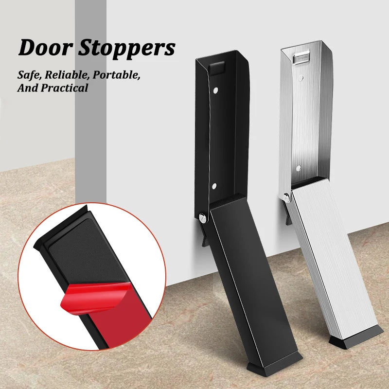 Stainless Steel Windproof Door Stopper Anti-collision Home Magnet Door