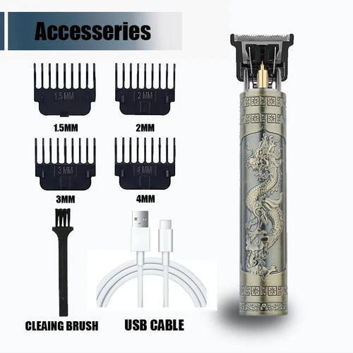 T9 Professional Hair Clipper/Accessories for Men | USB Fast Charging |