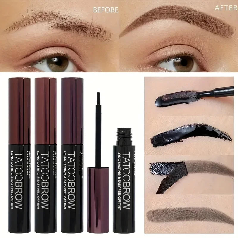 1pc Tattoo Peel Off Eyebrow Gel Tint, Semi Permanent Brow Tint,