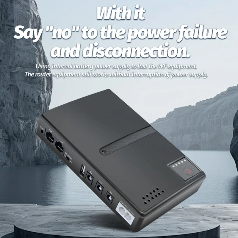 18W DC1018L Mini UPS Uninterruptible Power Supply 5V 9V 12V Backup