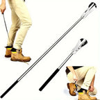1PC retractable stainless steel elderly shoe puller, shoe assistant,