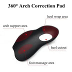 1 Pair Orthotic Insoles For Flat Feet O-Shaped Legs And Plantar
