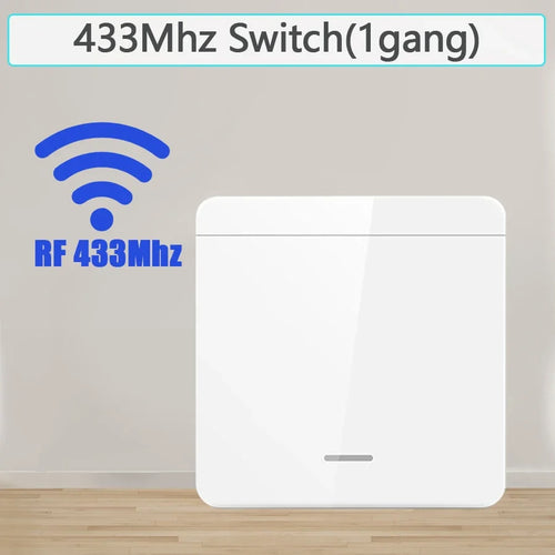 Wireless Light Wall Switch Relay Receiver RF 433Mhz 1/2/3Gang Panel