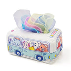 Baby Tissue Box Montessori Educational Toys Colorful Soft Sensory Toy