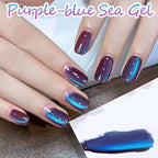 1-9pcs TC Flow Light White Cat Eye Gel Nail Polish Ultra Shine Soak