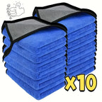1/2/3/6/10pcs 30X60cm Microfiber Car Cleaning Towels Soft Quick Drying