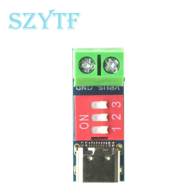 Type-C PD QC Trigger 5V~20V Dial Code Adjustment DC Voltage Power