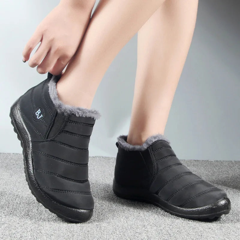 Snow Women Boots Fashion Unisex Shoes Slip On Platform Shoes For Women