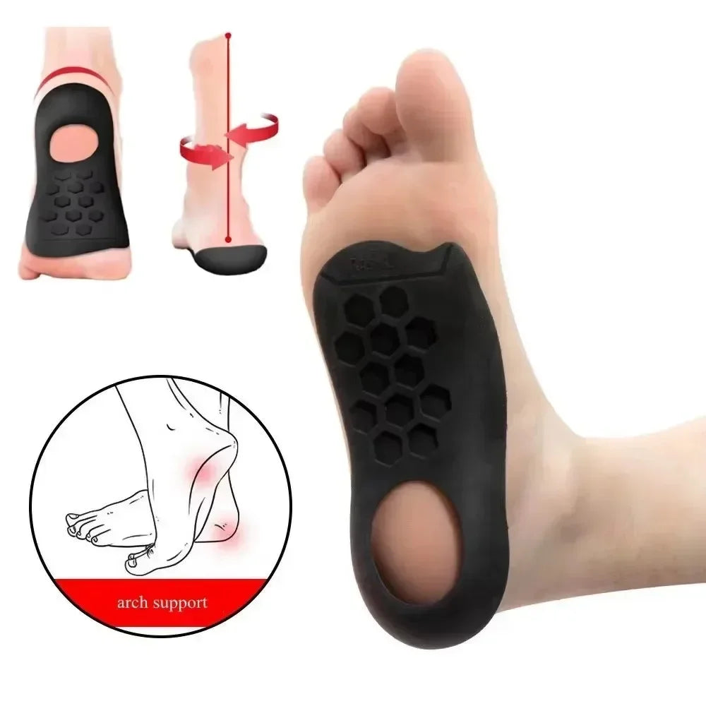 1 Pair Orthotic Insoles For Flat Feet O-Shaped Legs And Plantar