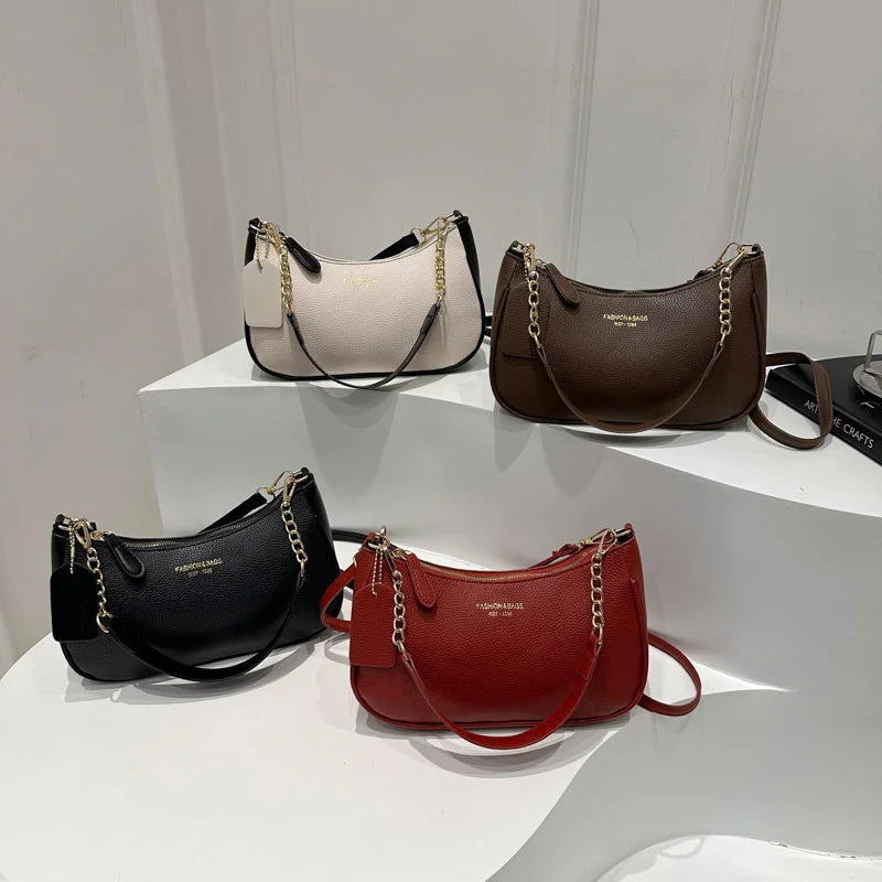 Cherry Pendant Shoulder Bag Women Light Luxury New High-end Women's
