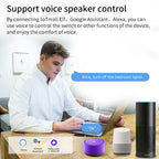 16A 20A Tuya WiFi Smart Switch 2-way Control Mini Smart Breaker Work