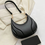 Women's French Handbag Shoulder Bag Textured Crossbody Bag Zipper