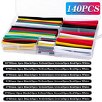 127-1060 pcs 2:1 Heat Shrink Tube Shrinking Assorted Polyolefin