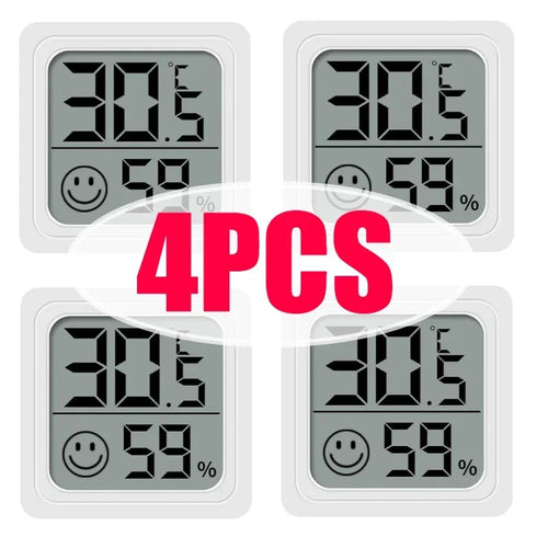 1/3/4/6PCS Mini LCD Digital Thermometer Hygrometer Indoor Room
