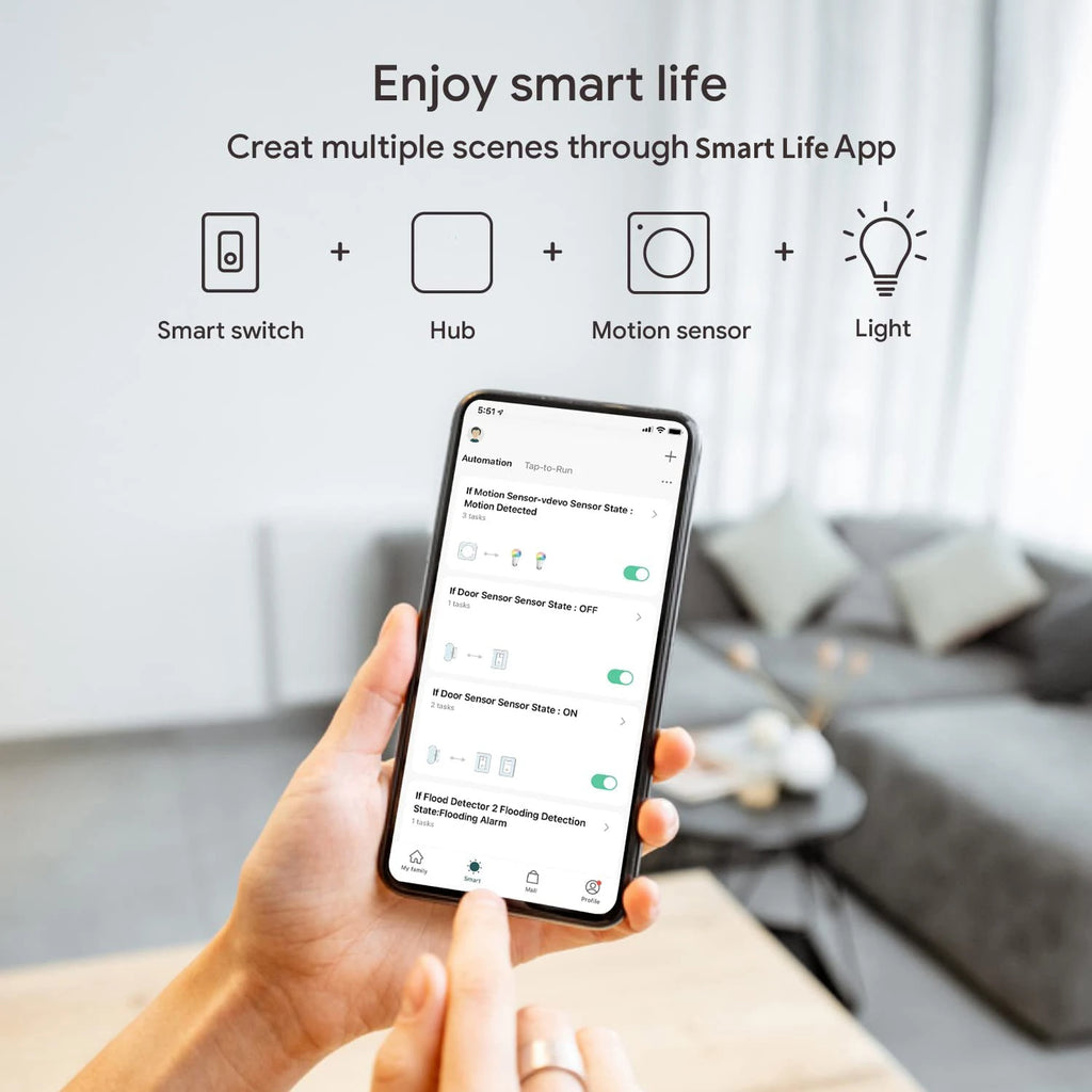 Tuya Zigbee 3.0 Gateway Hub Smart Home Wireless Bridge Smart Life APP
