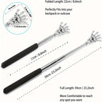 Stainless Steel Adjustable Massage and Tickle Relief Back Portable