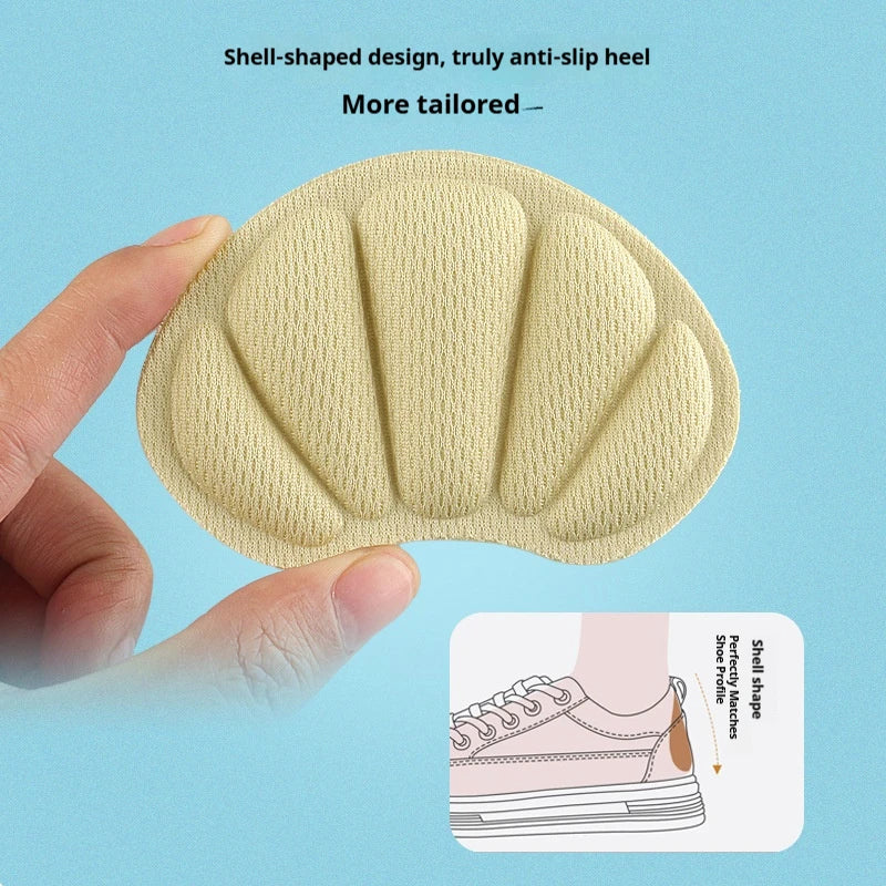 Self-adhesive insoles for athletic shoes Adjustable-size insoles Heel