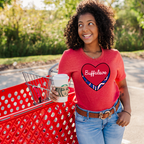 Buffalove Heart Unisex T-shirt