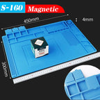 500℃ Heat-Resistant Soldering Station Silicon Mat Work Pad Desk
