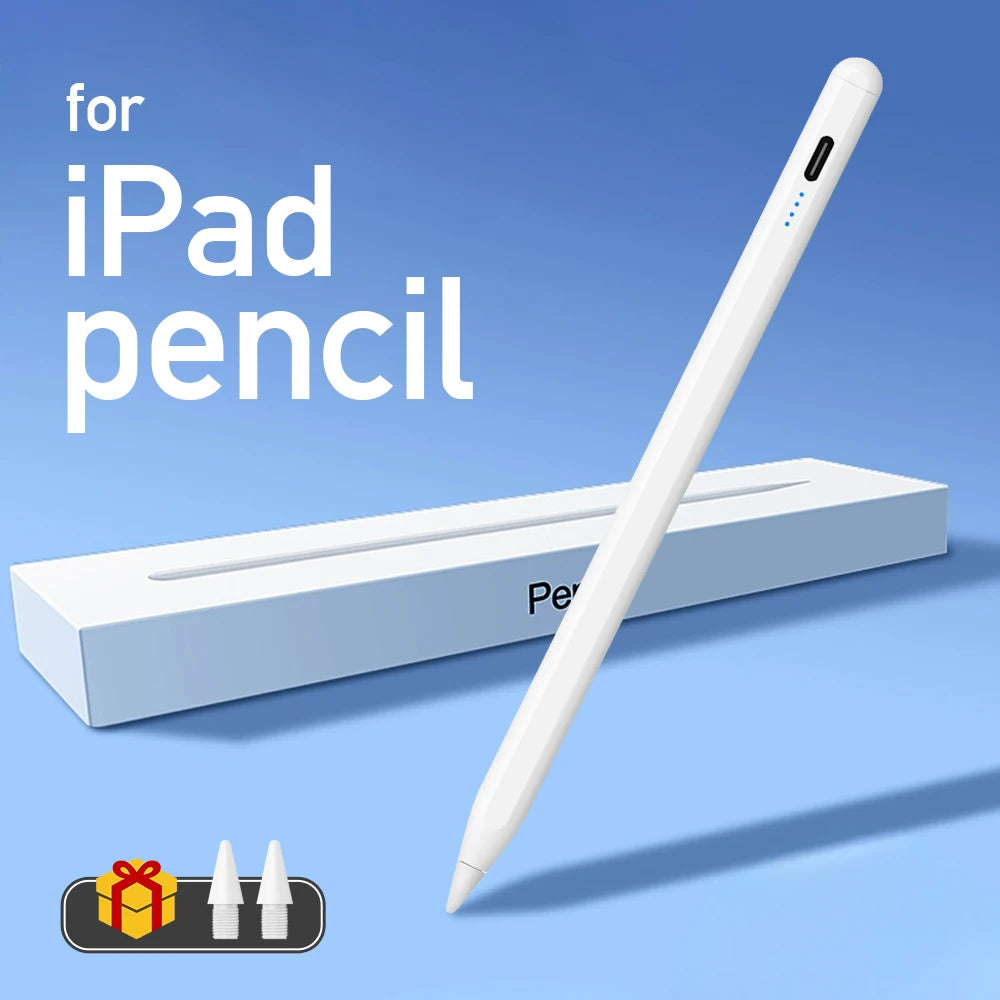 Stylus Pen For Apple Pencil with LED Power Indicators Palm Rejection