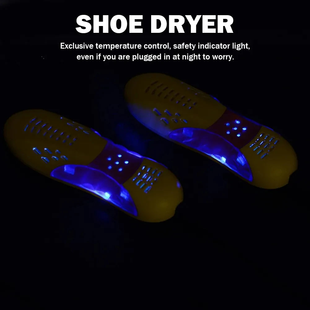 Electric Shoes Dryer Deodorizer with Heat Dehumidifier Device Foot