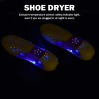 Electric Shoes Dryer Deodorizer with Heat Dehumidifier Device Foot