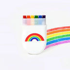 2PCs Rainbow Crayon Paint Rainbow Birthday Party Colourful Theme Party