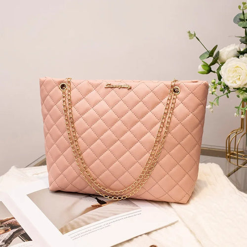 Fashion Large Capcity Handbags Chain Bag Women's Retro Shoulder Bag