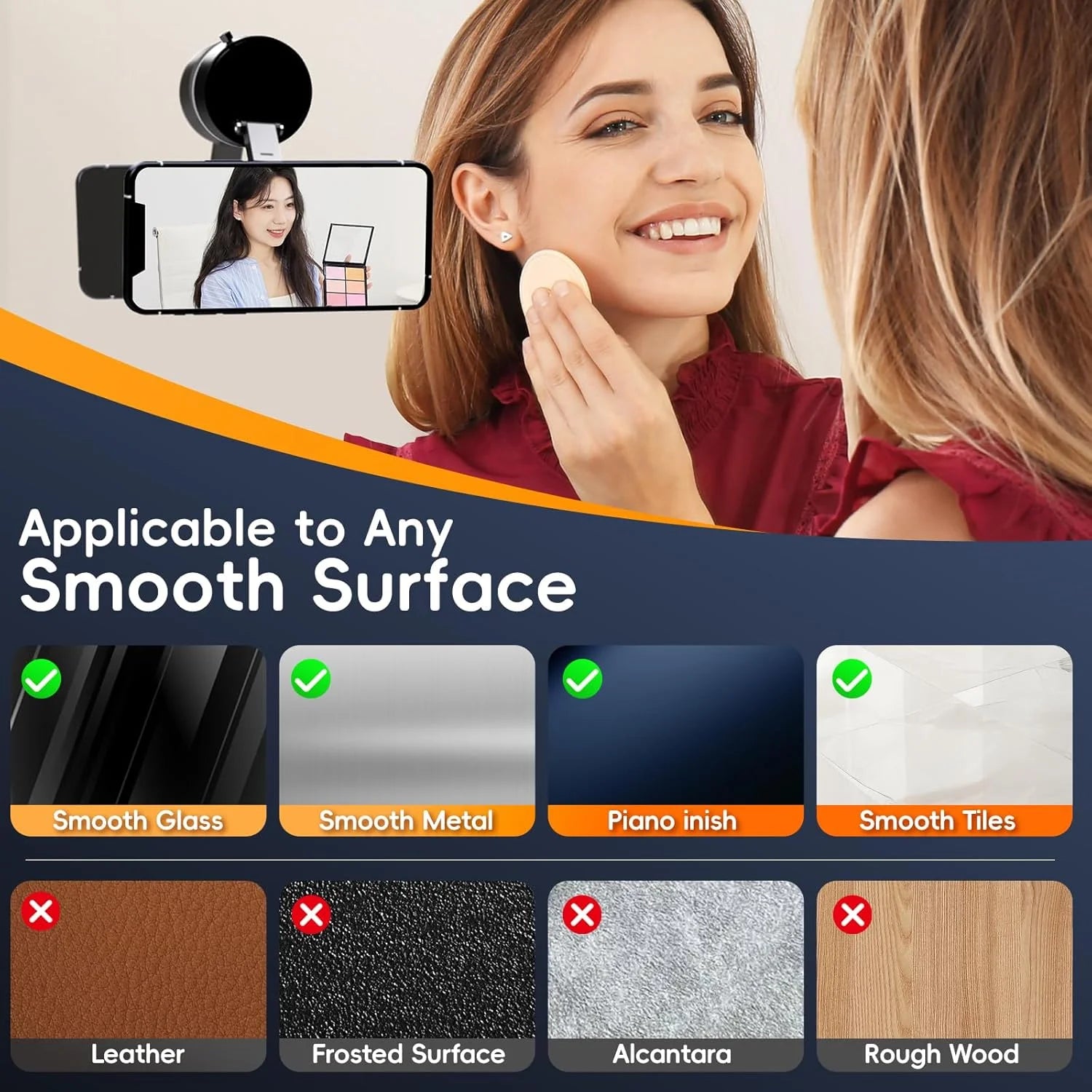 Super Strong N52 Magnetic Phone Holder, Upgraded ABS, 360° Rotatable