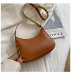 Fashion Portable Handbag Retro Hong Kong Style Portable One-shoulder