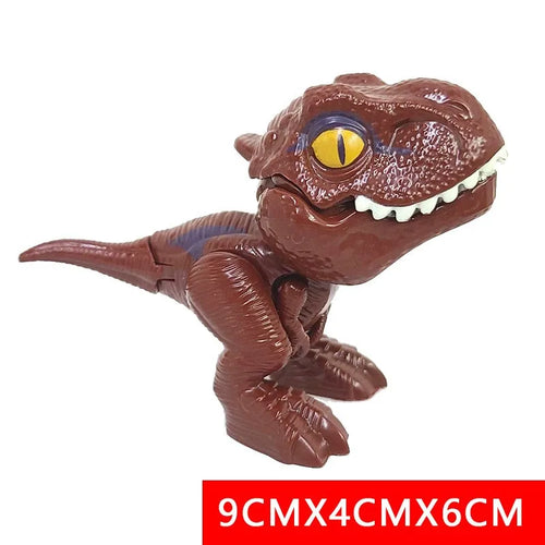 Jurassic Finger Dinosaur Triceratops Tyrannosaurus Model Toys for Kids