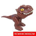 Jurassic Finger Dinosaur Triceratops Tyrannosaurus Model Toys for Kids