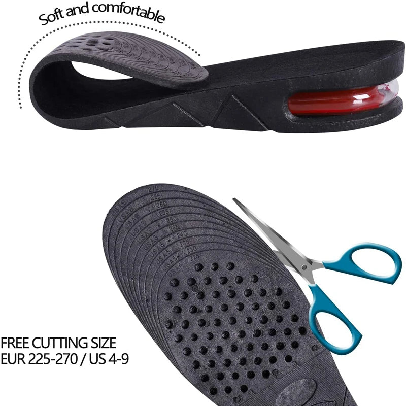 Height Increase Insole Invisible Heightening Template Air Cushion Shoe