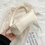 Women Fashion  Solid Shoulder Vintage Totes Bags PU Leather Travel