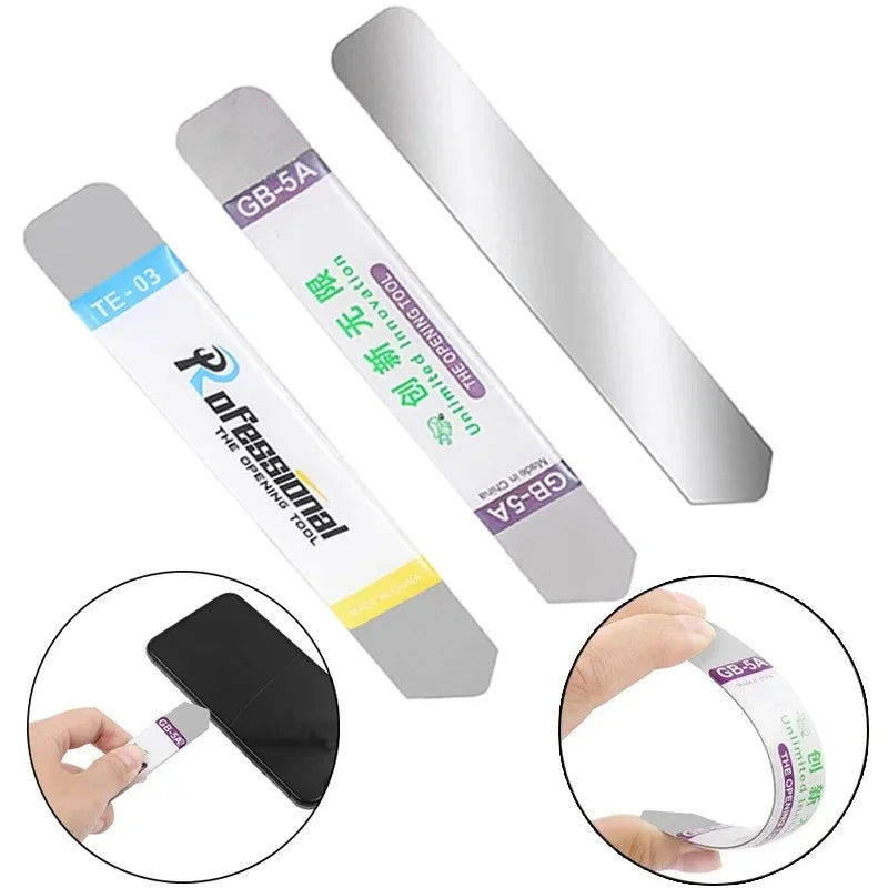 6/1Pcs Stainless Steel Blade Soft Ultra Thin Pry For Phones Tablet