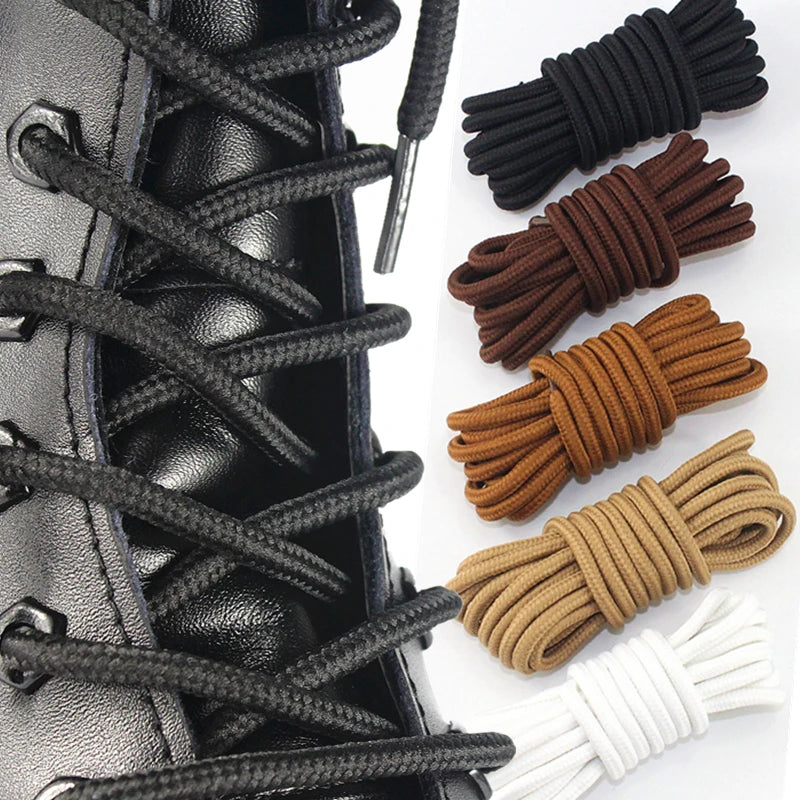 Classic Round Shoelaces Durable Polyester Solid Shoe laces Boot Laces