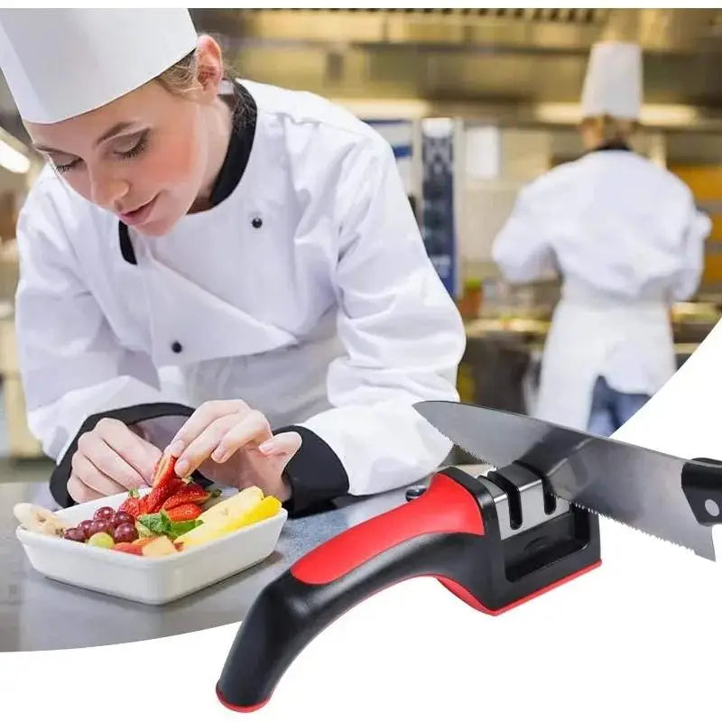 3-Segment Knife Sharpener Knife Sharpeners for Kitchen Knives