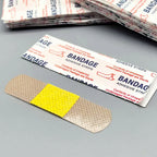 100Pcs Waterproof Breathable Cushion Adhesive Plaster Wound Hemostasis